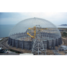 LF Dome Armazenamento Estrutura de construção de carvão seco Proço do quadro de espaço de aço de aço Preço do quadro